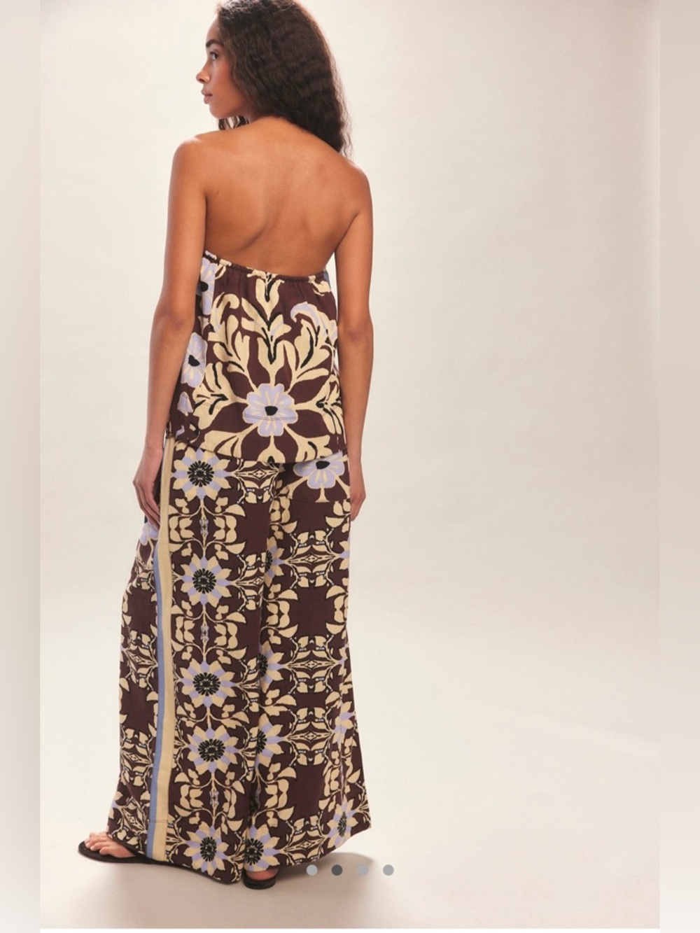 FREE PEOPLE Devella Set in Chocolate Combo NWT Size XS - Picture 2 of 9